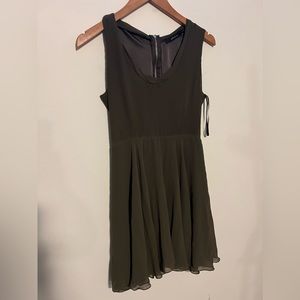 Olive green dress